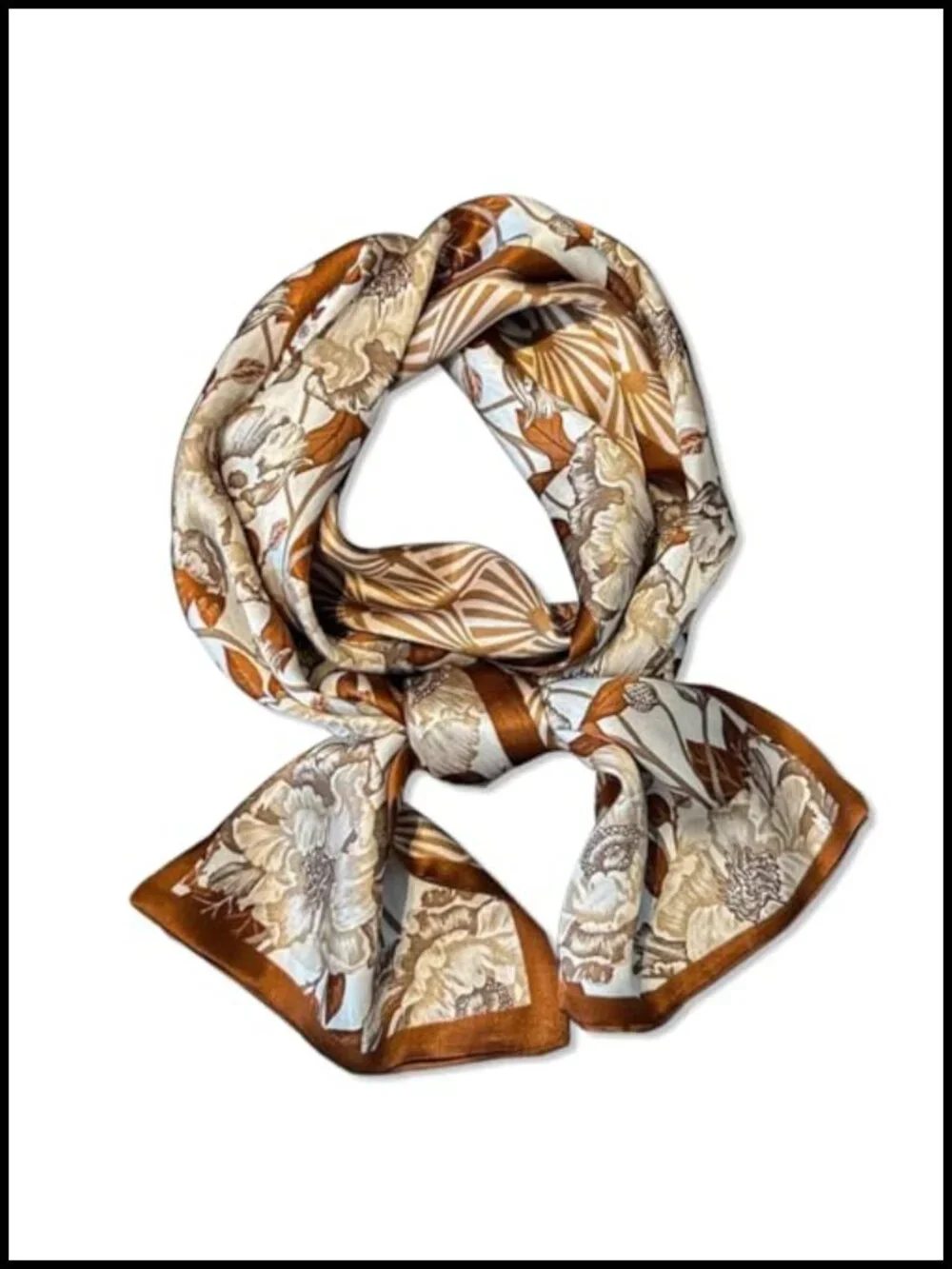 100% Mulberry Silk Long Scarf 59x6.3 inch Headwrap Neck Scarf
